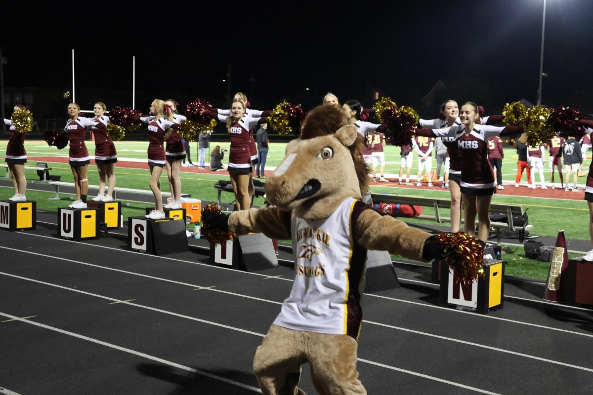 MHS Mascot Gets Into It!